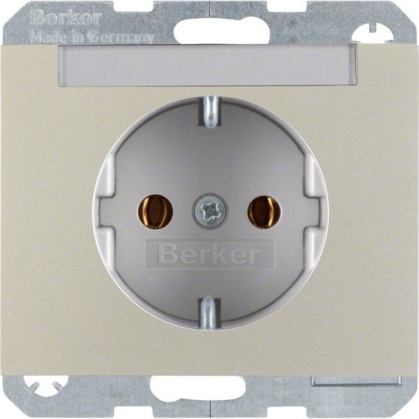Berker - Steckdose SCHUKO-Steckdose eds 47397004 m.Beschriftungsfeld