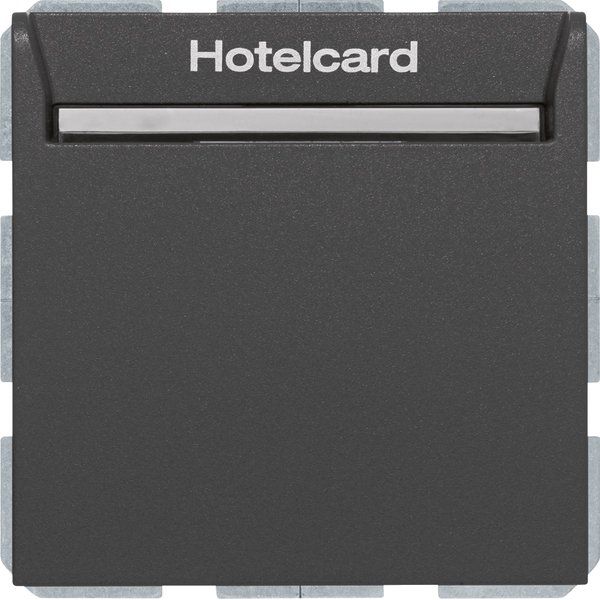 Berker - Taster Relais-Schalter Hotelcard 16409906 anthrazit matt