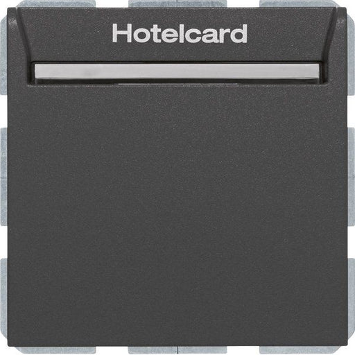 Berker - Taster Relais-Schalter Hotelcard 16409906 anthrazit matt