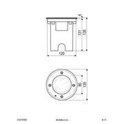 EVN Lichttechnik - Bodeneinbauleuchte LED-Bodeneinbauleuchte PC67107002 3000K IP67 alu