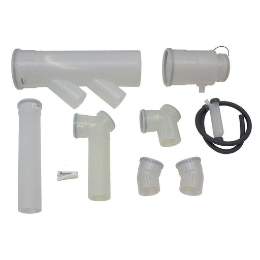 Vaillant - Einwandiges Abgasformstück 2 Anschlüsse Basis-Anschluss-Set 2er 0020106430 2er Kaskade