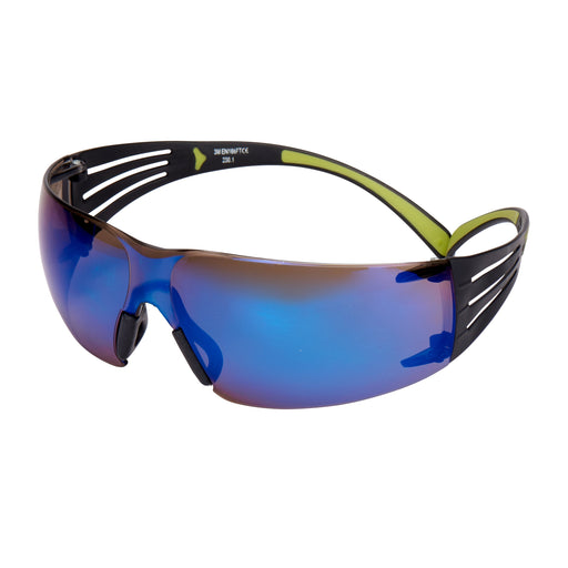 3M - Schutzbrille SecureFit SF408ASN AS,AF,PC,blau versp. − 20 Stück