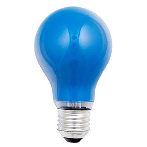 Scharnberger+Hasenbein - Allgebrauchsglühlampe Standard Glühlampe B60x105mm 40248 E27 230V 25W blau