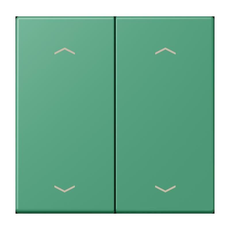 Jung - Abdeckung/Bedienelement für Installationsschalterprogramme Wippe mit Pfeilsymbolen LC 102 P 250 vert 59