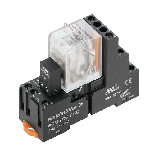 Weidmüller - Schaltrelais Relaiskoppler DRMKIT 220VDC 2CO LD mit Sockel − 10 Stück