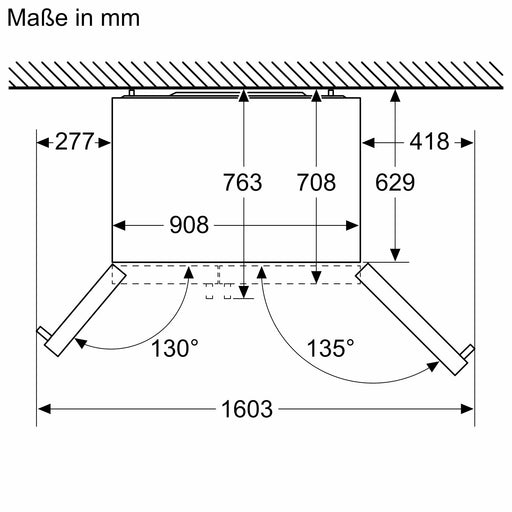 Siemens - Kühl-/Gefrierkombination Kühl/Gefrierkombi SbS KA93GAIEP IQ500