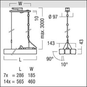 Zumtobel Group - Downlight/Strahler/Flutlicht LED-Strahler SCENO 2X14 #42188525 840