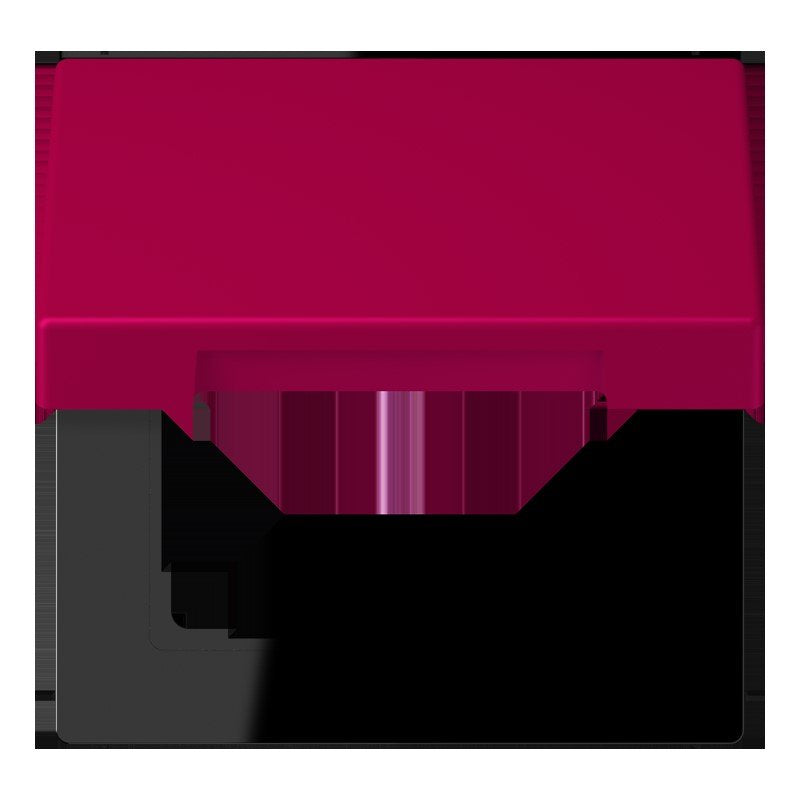 Jung - Abdeckrahmen Klappdeckel m. Stellfeder LC 990 BFKL 230 rouge rubia