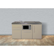 Stengel - Mini-Küche Miniküche Premiumline MPGSMSA160GSMWIKFliB Sand