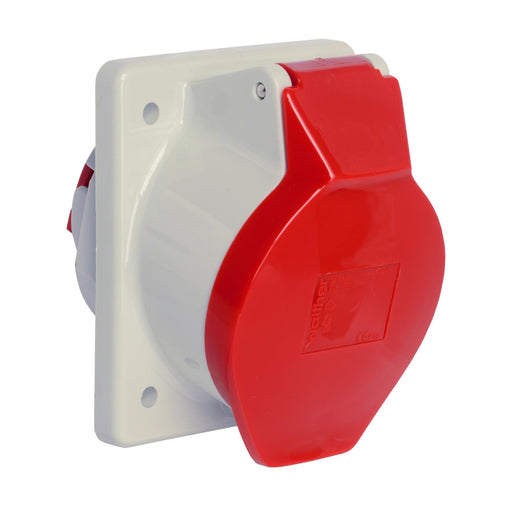 Walther Werke - CEE-Anbausteckdose (IEC 60309) Anbaudose 560504P schräg 63A 5P 4h − 5 Stück