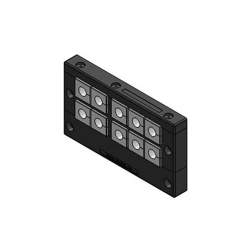 Icotek - Kabeleinsteckstutzen Kabeleinführungsleiste KEL 24/10-E sw V2A schwarz