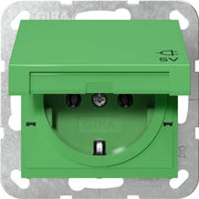 Gira - Steckdose SCHUKO-Steckd. KD SV 4454107 System 55 Grün