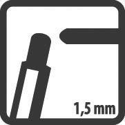 Pica-Marker - Markierungsstift INK Tieflochmarker 150/40 rot