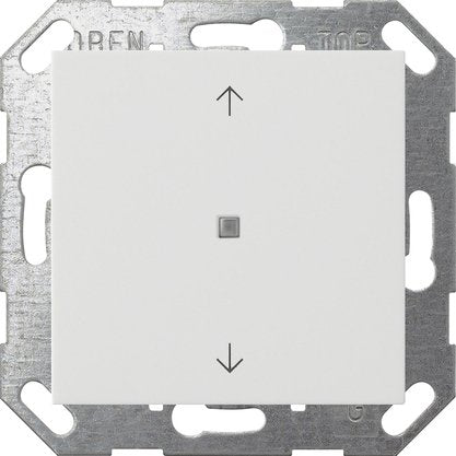 Gira - Bussystem-Tastwippe Taster Wippe 517227 KNX, 1f, Reinweiß