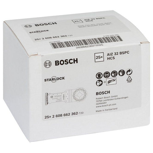 Bosch - Blatt für Oszillierer HCS Tauchsägeblatt AIZ 32 2608662362 BSPC Hard Wood 40 x