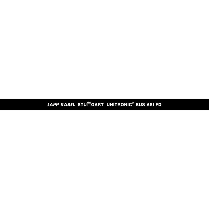 Lapp Kabel&Leitung - Daten- und Kommunikationskabel UNITRONIC BUS ASI LD FD P 2170318 BK 2x2.5