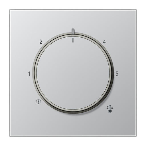 Jung - Abdeckung/Bedienelement für Installationsschalterprogramme Abdeckung AL 1749 für Raumtemp.Regler − 1 Stück
