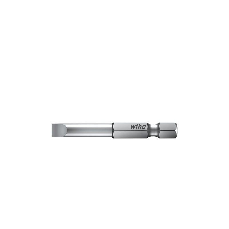 Wiha - Bit Schlitz-Professional-Bit 7040 Z 0,6x3,5x50 Form E 6,3 − 5 Stück