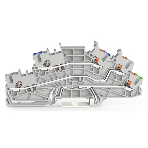 WAGO - Installations-Etagenklemme Installationsetagenklemme 2203-6546 2,5 mm² Hybrid − 50 Stück