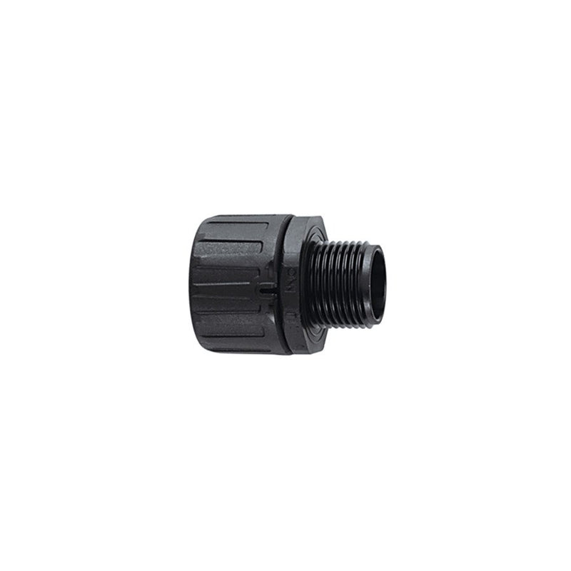 HellermannTyton - Kunststoff-Wellschlauch-Verschraubung Verschraubung HG54-S-M63 sw − 2 Stück