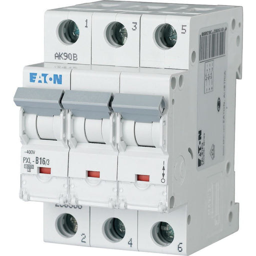 Eaton - Leitungsschutzschalter LS-Schalter m.Beschrift. PXL-C16/3 C 16A, 3p