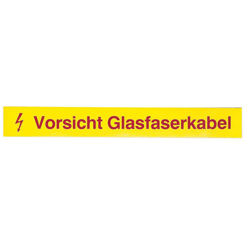 EFB-Elektronik - Kennzeichnungsmaterial LWL-Kennzeichnungsstreifen 80361.1-50 (VE50) Vorsicht Glasfaserk