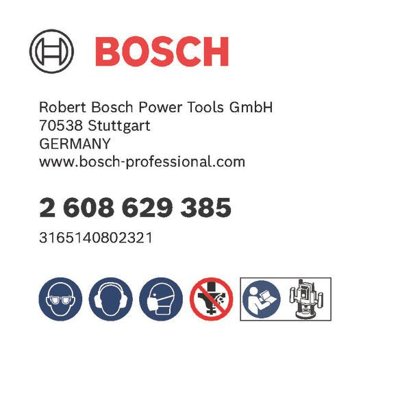 Bosch - Fräser Bündigfräser Expert for 2608629385 Wood Laminate 8 mm