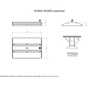 Philips Lighting - Hallen-Reflektorleuchte LED-Hallenleuchte BY581P 250 #59411100 4000K