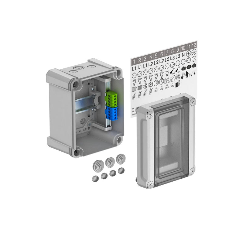 OBO Bettermann - Installationskleinverteiler Kleinverteiler SDB 03 PS für max. 3 TE
