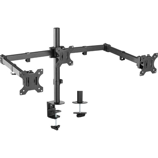 E+P Elektrik - Halterung für Audio-/Videosysteme Monitor-Tischhalterung TH 13 13-27Zoll,3-fach,sw