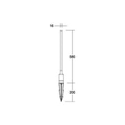 Brumberg Leuchten - Wegeleuchte LED-Erdspieß 60020103 3000K, graphit