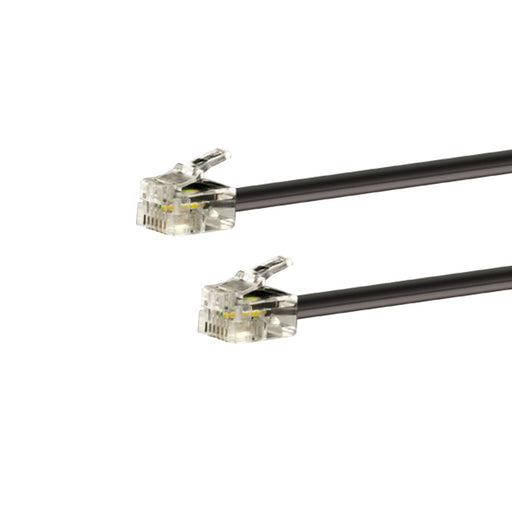 E+P Elektrik - Konfektionierte Fernmeldeleitung RJ12 Western-Kabel 10m T 102/10 LOSE WE-ST.6/6,1:1 belegt