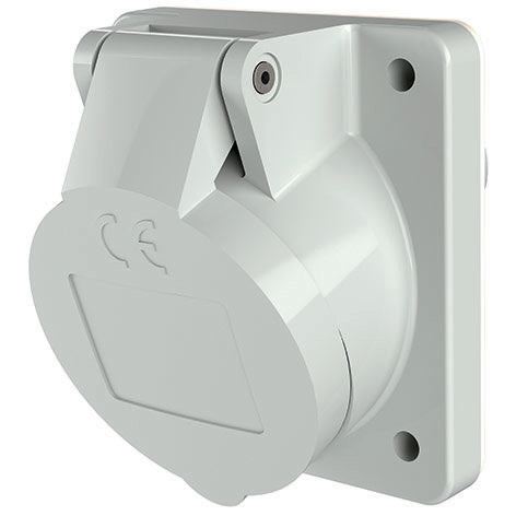Mennekes - CEE-Anbausteckdose (IEC 60309) Anbaudose 1273 32A,3p,12h,50V,IP44