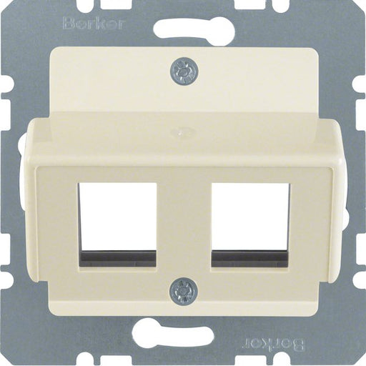 Berker - Einsatz/Abdeckung für Kommunikationstechnik Zentralplatte ws 146402 f.Krone Modular-Jack
