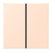 Jung - Abdeckung/Bedienelement für Installationsschalterprogramme Tastensatz 1fach LC 401 TSA 228 rose pale