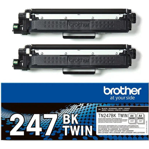 Brother - Verbrauchsmaterial für Telefax/Drucker/MFC Toner TN-247BKTWIN TWIN Pack 2xTN-247BK