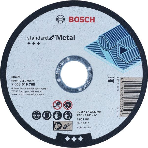 Bosch - Trenn-/Schleifscheibe Standard for Metal 2608619768 Trennscheibe gerade