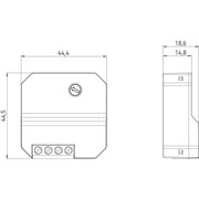 Theben - Dimmer UP-Universaldimmer DIMAX 542 plus S f. ESL/230V LED-Lp. − 1 Stück
