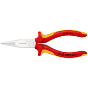 Knipex - Flachzange Flachrundzange 25 06 160 SB mit Schneide, 160mm