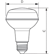 Philips Lighting - LED-Lampe/Multi-LED LED-Reflektorlampe R80 CoreProLED #81185600 E27