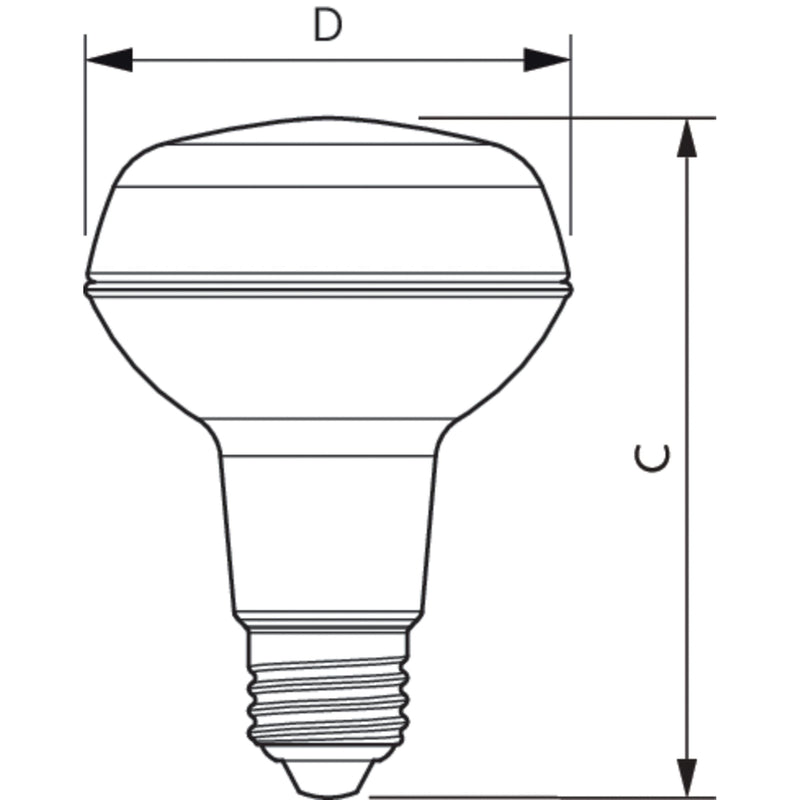 Philips Lighting - LED-Lampe/Multi-LED LED-Reflektorlampe R80 CoreProLED #81185600 E27