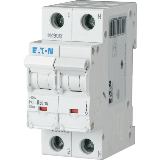 Eaton - Leitungsschutzschalter LS-Schalter m.Beschrift. PXL-B50/1N B 50A, 1p+N