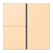 Jung - Abdeckung/Bedienelement für Installationsschalterprogramme Tastensatz 3fach LC 403 TSA 223 ocre