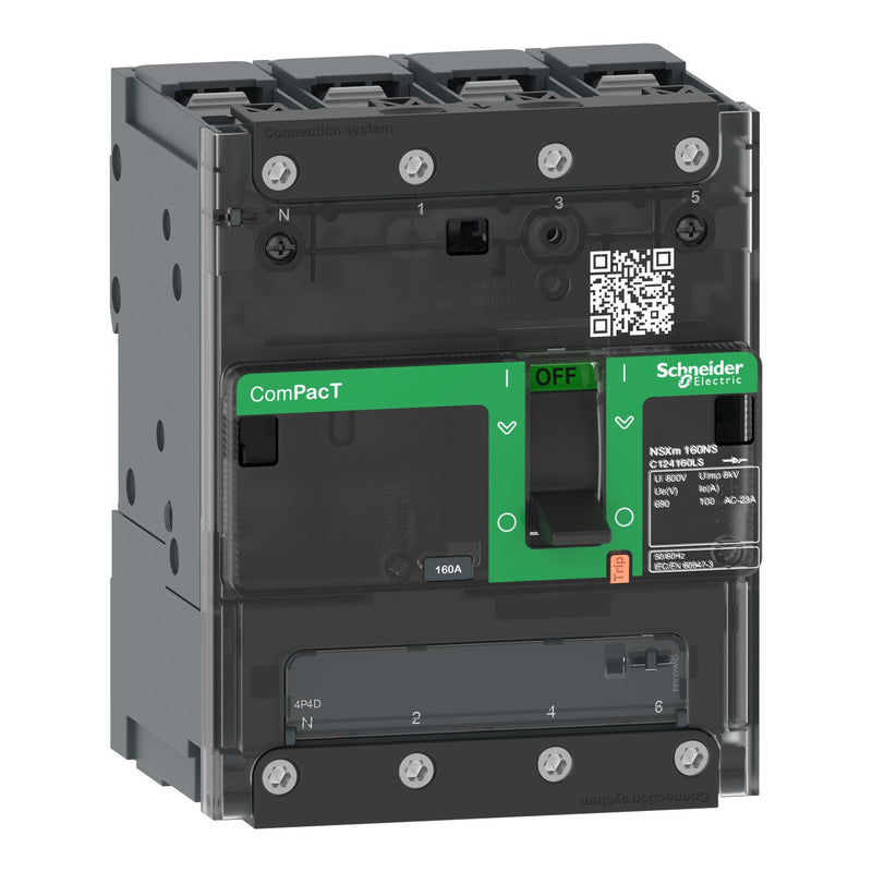 Schneider Electric - Lasttrennschalter ComPacT C114050BS NSXm NA, 4P, 50 A