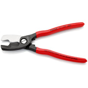 Knipex - Kabelschere 95 11 200 SB mit Doppelschneide