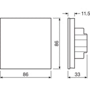 Ledvance - Lichtregelsystemkomponente Touchpanel RGBW LCRF TOUCHPANEL RGBW
