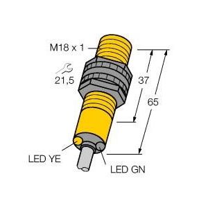 Turck - Lichttaster mit Hintergrundausblendung Reflexionslichttaster S18RW3FF50 W/30 − 1 Stück