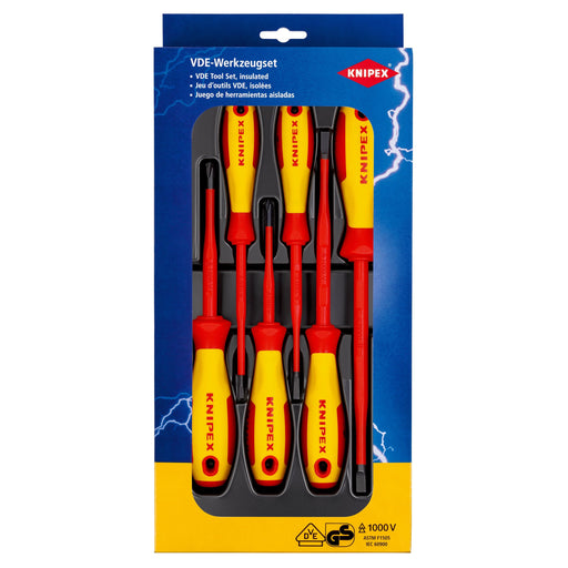 Knipex - Werkzeugset VDE Schraubendreher-Paket 00 20 12 V02 Phillips 6-teilig