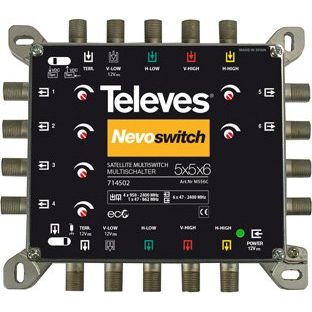 Televes - Multischalter 5 in 6 Guß MS56C NEVO recpower kask