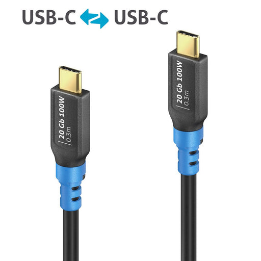 PureLink - PC-Kabel USB-C>C Kabel 0,3m FI-U400-003 FlexInstall